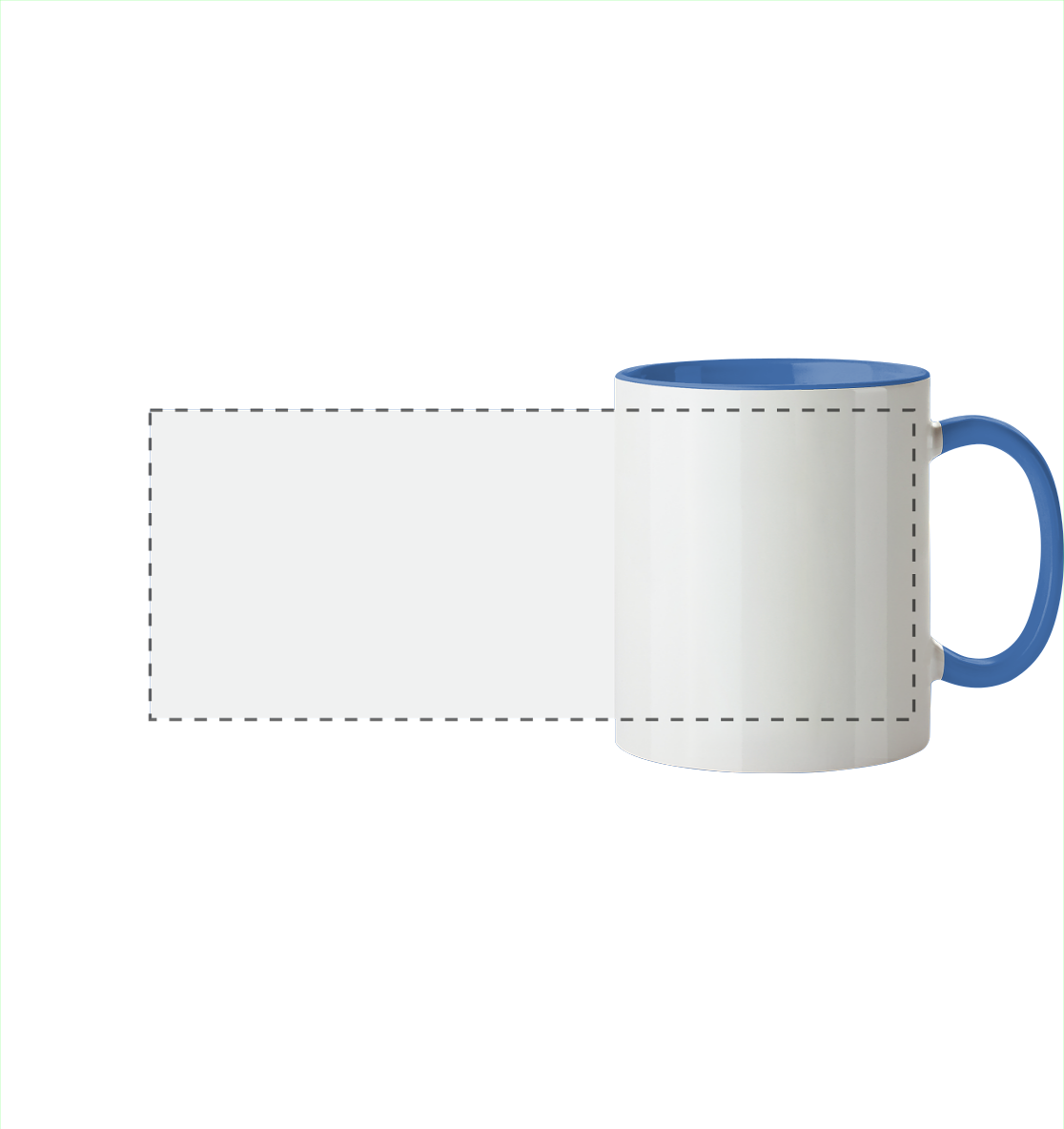 Personalisierte Tassen & Flaschen - Panorama Tasse zweifarbig